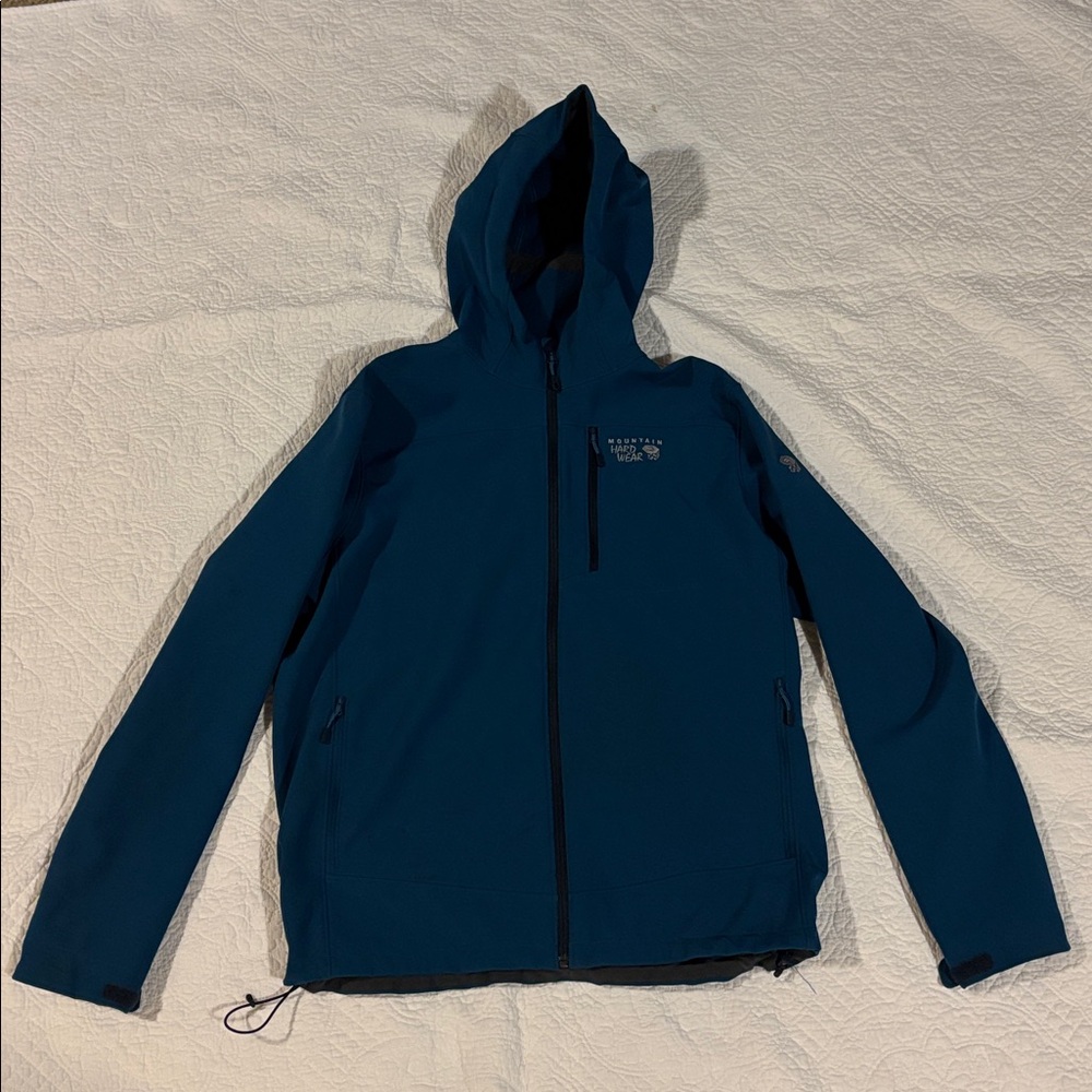 Mountain Hardwear Blue Soft Shell Jacket